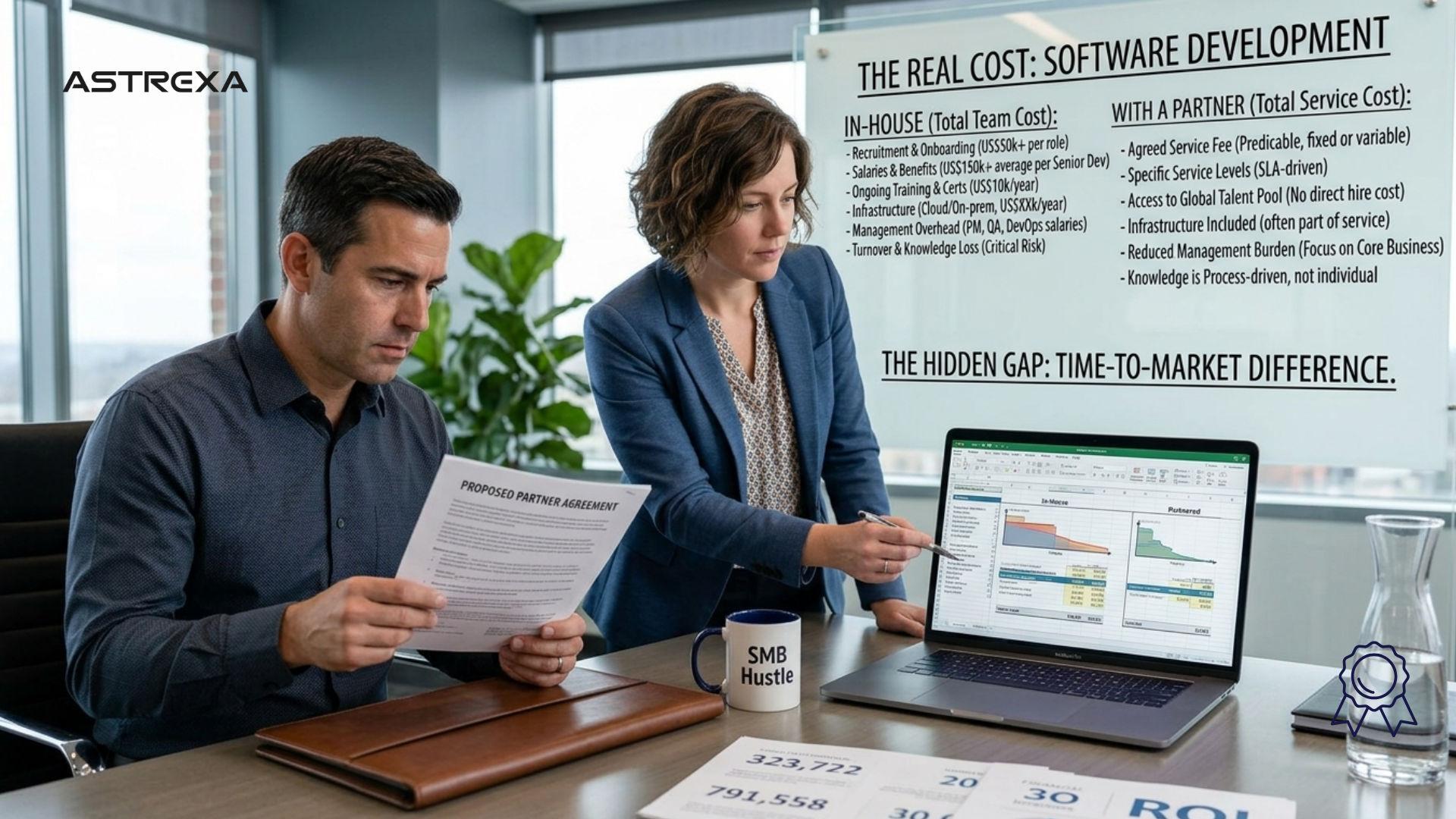 The Real Cost of Building Software In-House vs. With a Partner